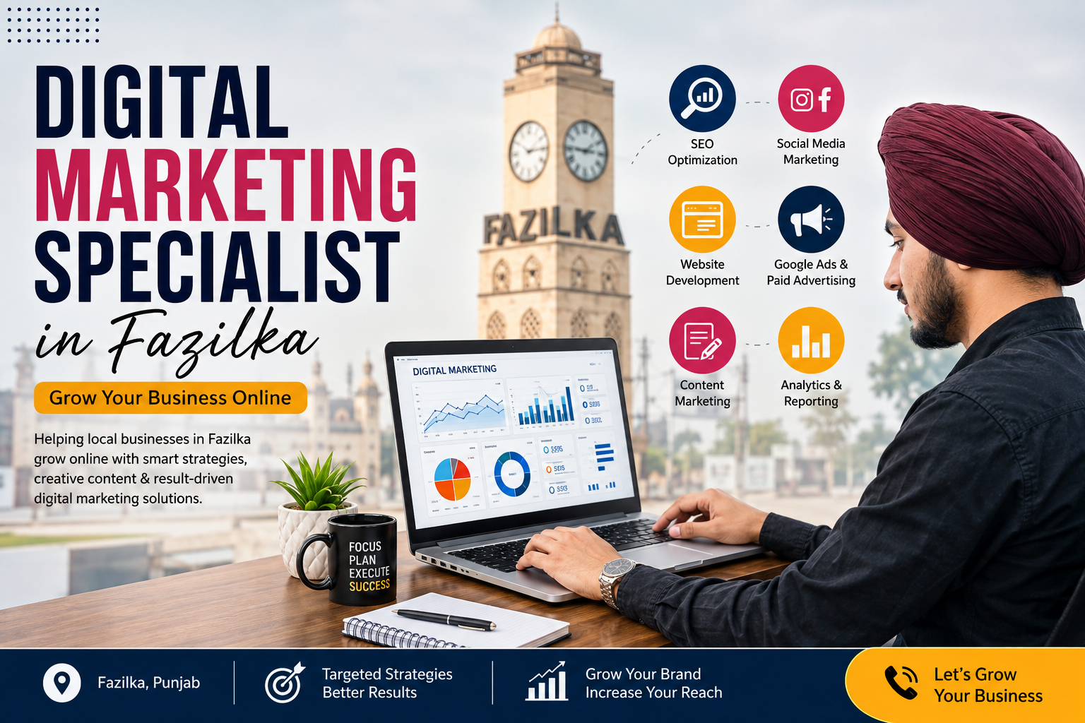 Digital Marketing Specialist in Fazilka