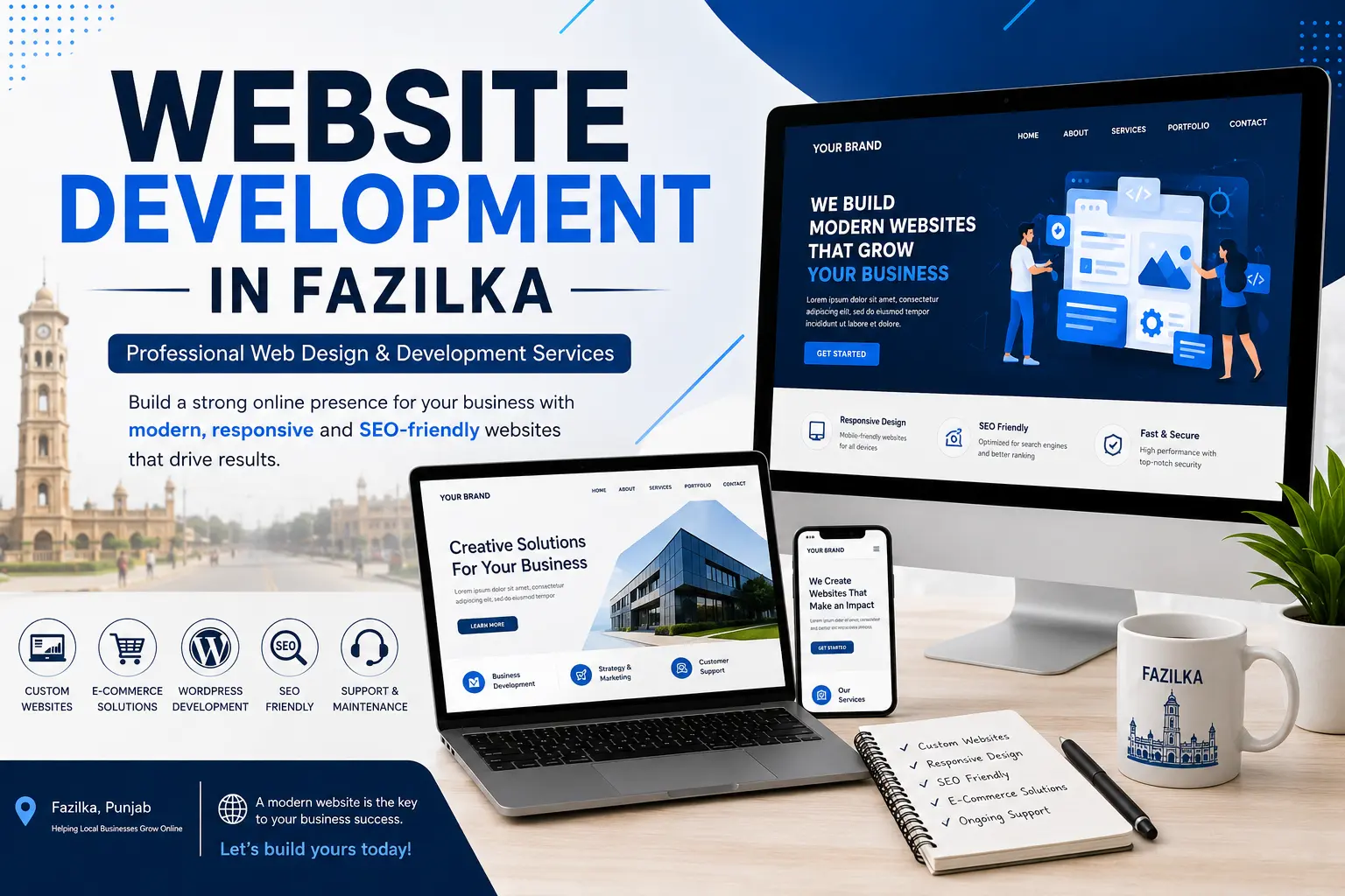 website development in fazilka