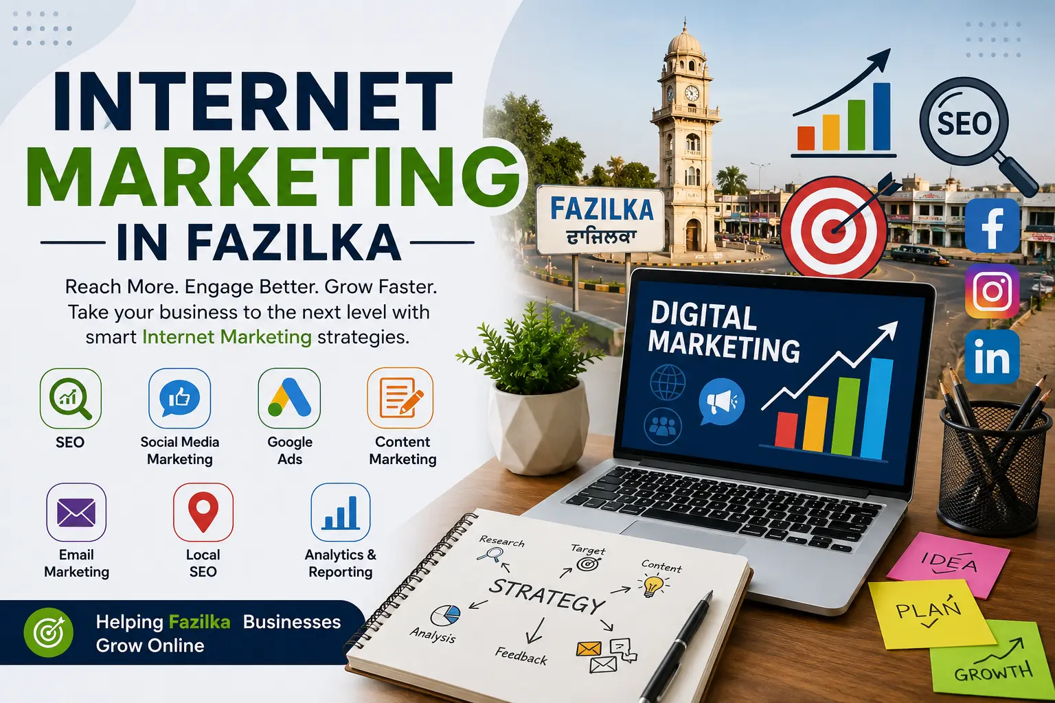 Internet Marketing in Fazilka